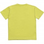 YOUNG VERSACE Boys Yellow Studded Logo T-Shirt
