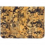 YOUNG VERSACE Gold & Black 'Fashionista' Baby Blanket (72cm)