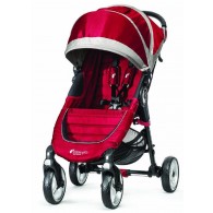 2015 Baby Jogger City Mini 4-Wheel Stroller in Crimson/Gray