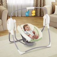 Fisher Price SpaceSaver Cradle ’n Swing - Circles and Stripes
