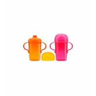 Boon Sip 10oz. Sippy Cups 2 Pack in Pin k& Orange