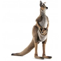 Hansa Toys Kangaroo, Mama and Joey Lifesize