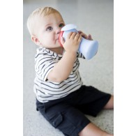 Boon SWIG Tall Flip Top Sippy Cup in Blue & Orange