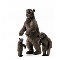 Hansa Toys Hansatronics Mechanical Grizzly Bear Cub Standing Up On Two Feet
