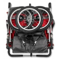Schwinn Arrow Fixed Wheel Double Jogger - Red/Black