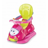 Chicco 4 in 1 Ride On Car in Pink