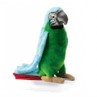 Hansa Toys Parrot (Green/Blue)