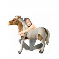 Hansa Toys Pony Brown/White Ride-On Shetland 42''