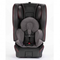 Diono Rainier 2 AXT Sport Latch All in One Convertible Car Seat - Black Red Leather