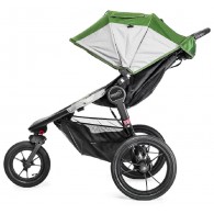 Baby Jogger Summit X3 Double Stroller in Green/Gray