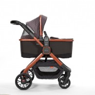 Diono Quantum 2 Carrycot and Travel Stand - Charcoal Copper Hive 