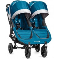 2015 Baby Jogger City Mini GT Double in Teal/Gray