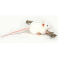 Hansa Toys Mouse (White)