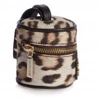 ROBERTO CAVALLI Brown Leopard Dummy Bag (7cm)