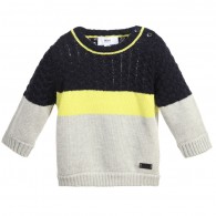 BOSS Baby Boys Grey Knitted Sweater