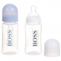 BOSS Pale Blue Baby Feeding Bottle Gift Set (300mls)
