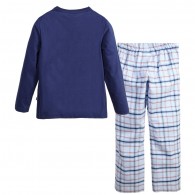 BOSS Boys Blue Cotton Pyjama Gift Set