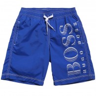 BOSS Boys Bright Blue Swim Shorts