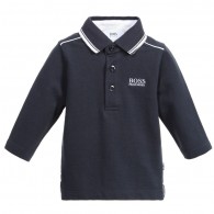 BOSS Baby Boys Navy Blue Polo Shirt