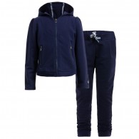 BOSS Girls Navy Blue Tracksuit with Hooded Jacket