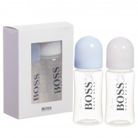 BOSS Pale Blue Baby Feeding Bottle Gift Set (300mls)
