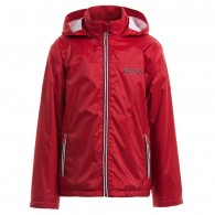 BOSS Boys Red Hooded Jacket with Fleece Lining