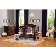 Laurel 4-in-1 Convertible Crib with Toddler Bed Conversion Kit