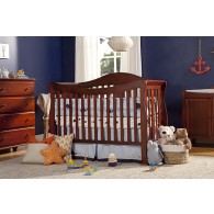 Parker 4-in-1 Convertible Crib with Toddler Bed Conversion Kit