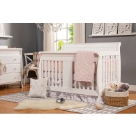 Porter 4-in-1 Convertible Crib with Toddler Bed Conversion Kit