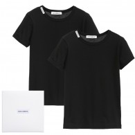 DOLCE & GABBANA Boys Black T-Shirts in a Box (Pack of 2)