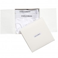 DOLCE & GABBANA Boys White Cotton Jersey Pants (Pack of 2)
