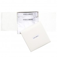 DOLCE & GABBANA White Cotton Jersey Boxer Shorts (Pack of 2)