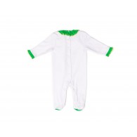 RB Royal Baby Organic Cotton Footed Overall, Footie (My Love) Multi Color