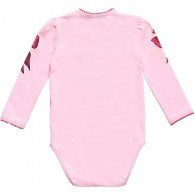 JOHN GALLIANO Baby Girls Pink Bodyvest, Hat & Bib Gift Set