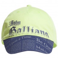 JOHN GALLIANO Boys Neon-Green Cap