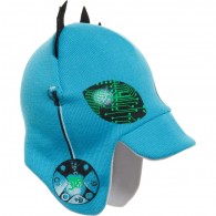 JOHN GALLIANO Boys Turquoise Wool Alien Hat