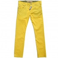 JOHN GALLIANO Boys Acid Yellow Cotton Jeans