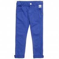 KENZO Boys Bright Blue Cotton Trousers