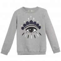 KENZO Unisex Grey Eye Sweatshirt