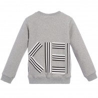 KENZO Grey Logo Unisex Sweatshirt