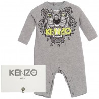 KENZO Grey Tiger Unisex Babygrow