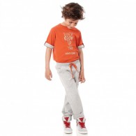 ROBERTO CAVALLI Boys Orange 'Don't Grow Up' T-Shirt