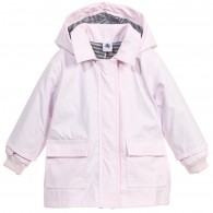 PETIT BATEAU Baby Girls Pale Pink Raincoat