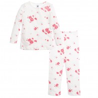 PETIT BATEAU Girls Floral Print Cotton Pyjamas