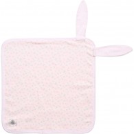 PETIT BATEAU Baby Girl  Comforter with Bunny Ears (34cm)
