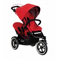 Phil & Teds Navigator 2 Buggy with Doubles Kit - Cherry