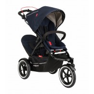 Phil & Teds Navigator 2 Buggy with Doubles Kit - Midnight Blue