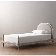 belle upholstered platform bed