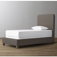 Parker Upholstered Bed- Army Duck