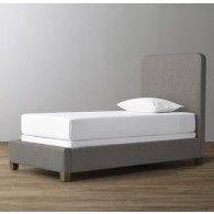 Parker Upholstered Bed- Army Duck